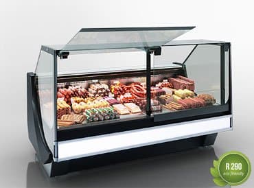 Hit-Line Missouri cold diamond MC 115 M/A Remote Serve-Over Refrigerated Counter