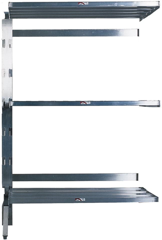 Winholt - 36" x 21" 3 Shelve Aluminum Solid Reinforced Shelf & Add On Kit - SCASS-2136-3-AU