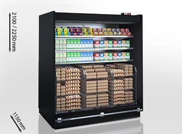Hit-Line Louisiana roll-in MV M Remote Multideck Cabinet