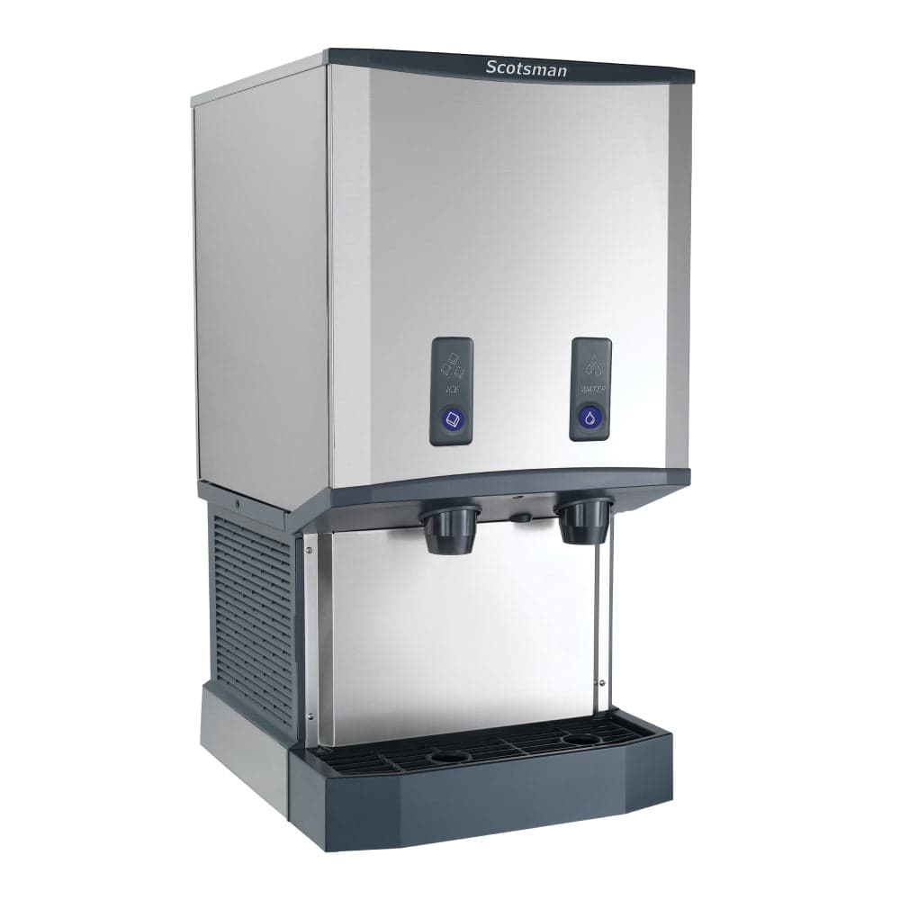 Scotsman HID540ABX-1 21″ Meridian Push-Button Air Cooled Countertop Nugget Ice Machine & Water Dispenser – 500 Lbs.