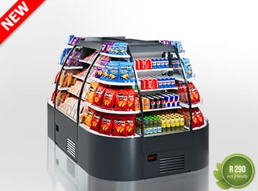 Hit-Line Indiana eco cube 3/2 ASV 070 A Semi-Vertical Refrigerated Cabinet