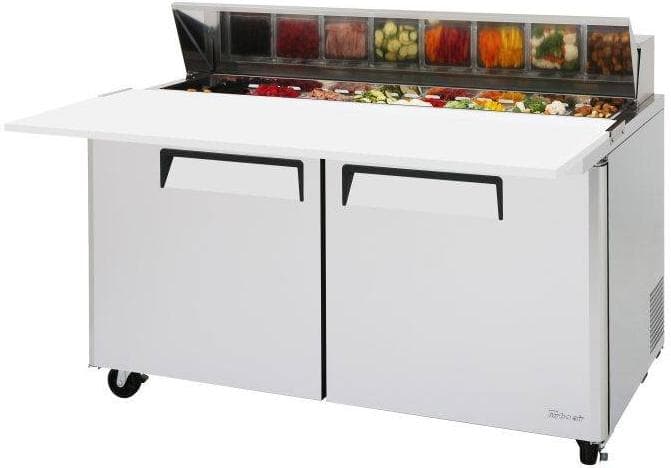 Turbo Air – M3 60.25″ Two-Section Sandwich/Salad Unit with 2 Adjustable PE Coated Wire Shelves – MST-60-16-N (ETA 5-6 Weeks)