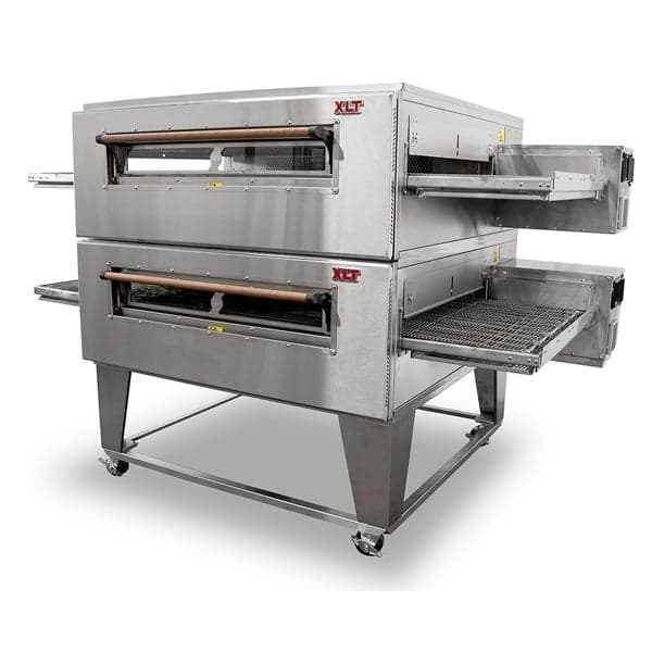 XLT 2440 Double Stack Natural Gas Conveyor Pizza Oven (24″ belt, 40″ chamber)