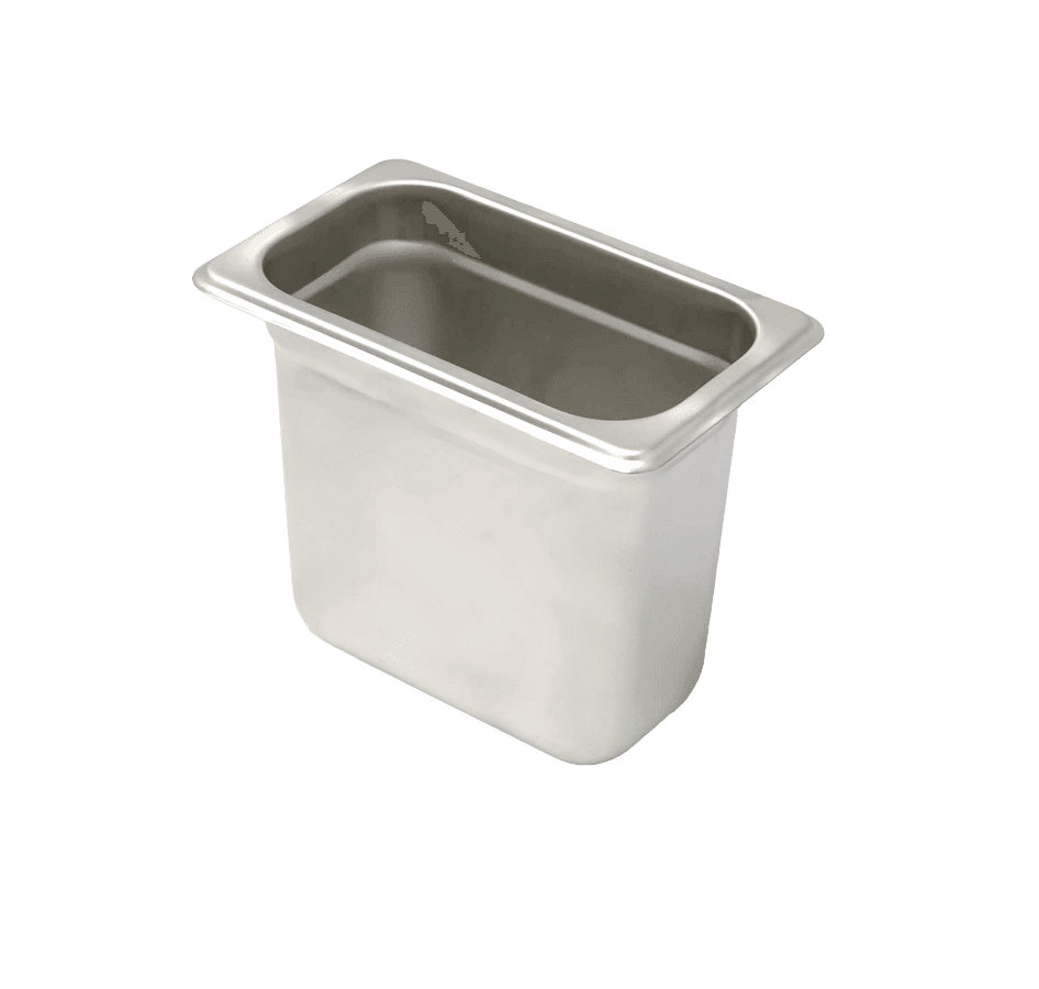GN 1/9 Ninth-Size Anti-Jam Stainless Steel Steam Table Pan – 6″ Deep