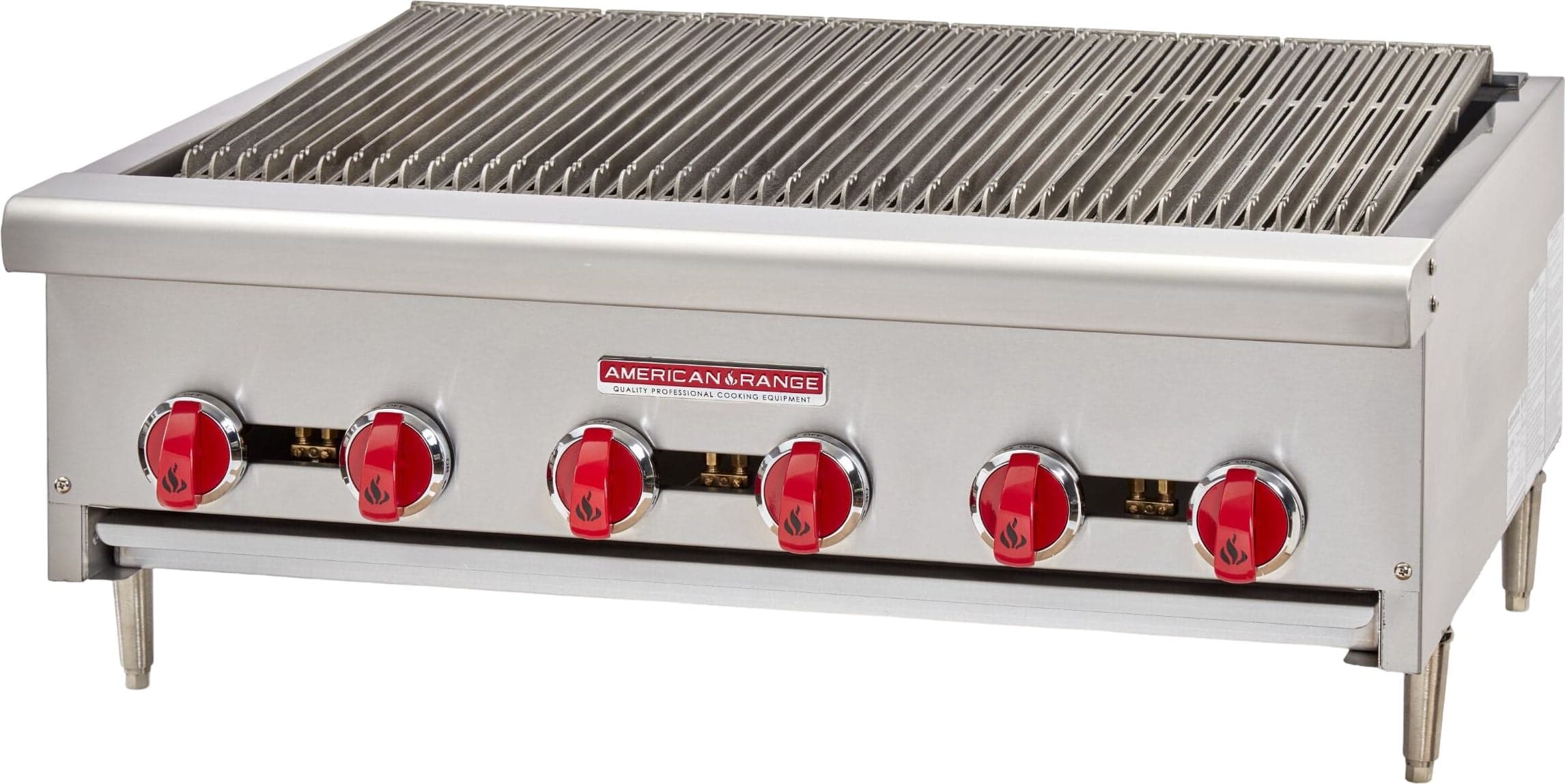 American Range - 36" Stainless Steel Char-Rock Broiler - ARSRB-36