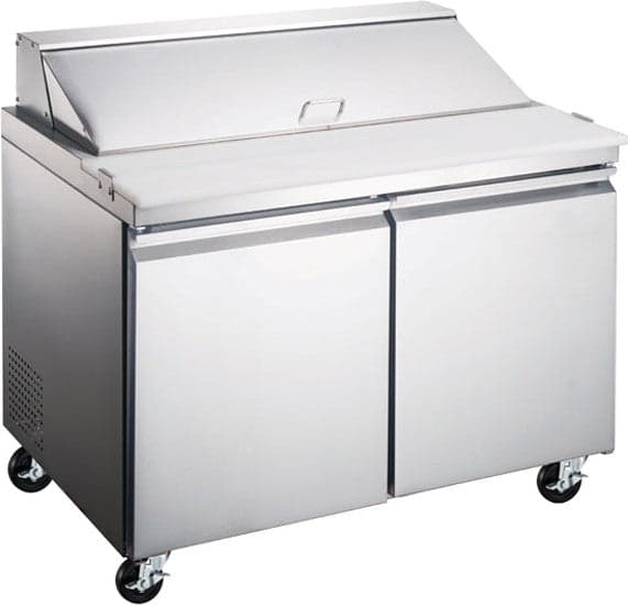 Omcan Two (2) Door Refrigerated Prep Table, . ( ), Stainless Steel
