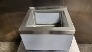 Omcan Mop sink with drain basket