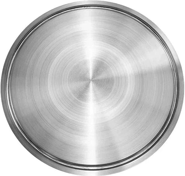 Bakemax - 120V Stainless Steel White Commercial Countertop Powder Coat Automatic Single Heat Dough Press - BMDXAW Bakemax - 120V Stainless Steel White Commercial Countertop Powder Coat Automatic Single Heat Dough Press - BMDXAW
