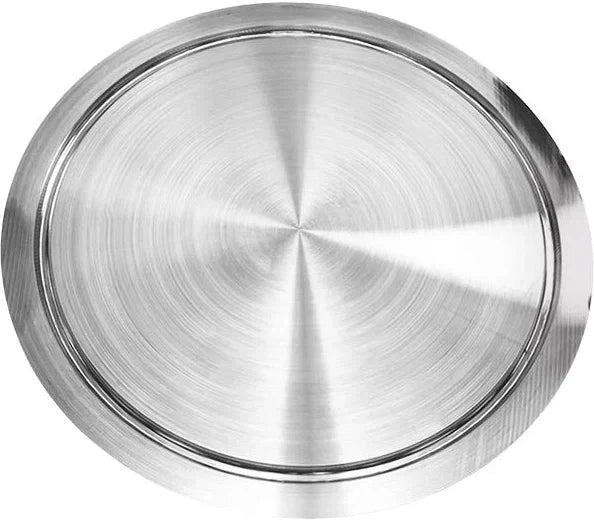 Bakemax - 120V Stainless Steel White Commercial Countertop Powder Coat Automatic Single Heat Dough Press - BMDXAW Bakemax - 120V Stainless Steel White Commercial Countertop Powder Coat Automatic Single Heat Dough Press - BMDXAW