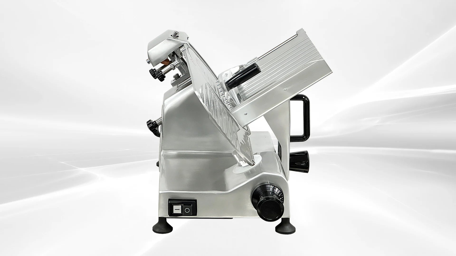 Bakemax - 10" Commercial Countertop Gravity Feed Meat Slicer - BMMSM10 Bakemax - 10" Commercial Countertop Gravity Feed Meat Slicer - BMMSM10