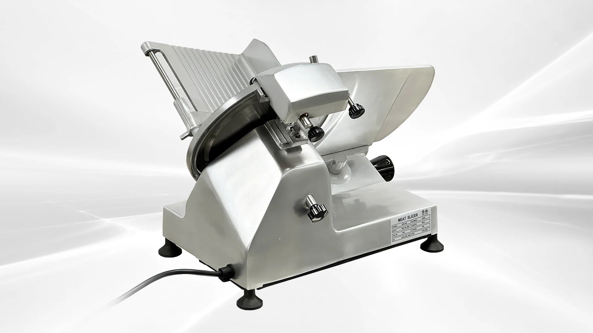 Bakemax - 10" Commercial Countertop Gravity Feed Meat Slicer - BMMSM10 Bakemax - 10" Commercial Countertop Gravity Feed Meat Slicer - BMMSM10