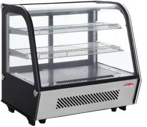 Bakemax - 28" Refrigerated Countertop Display Case with LED Lighting - BMREF28