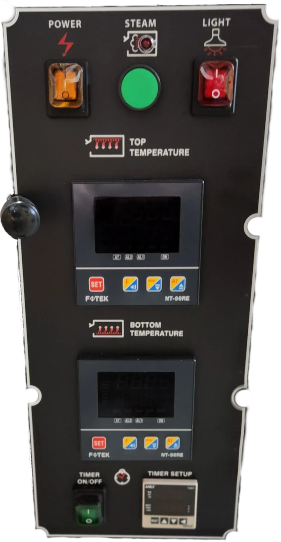 Bakemax - Single Deck Three Pan Wide Floor Model Electric Artisan Stone Deck Oven - BMTD001 Bakemax - Single Deck Three Pan Wide Floor Model Electric Artisan Stone Deck Oven - BMTD001