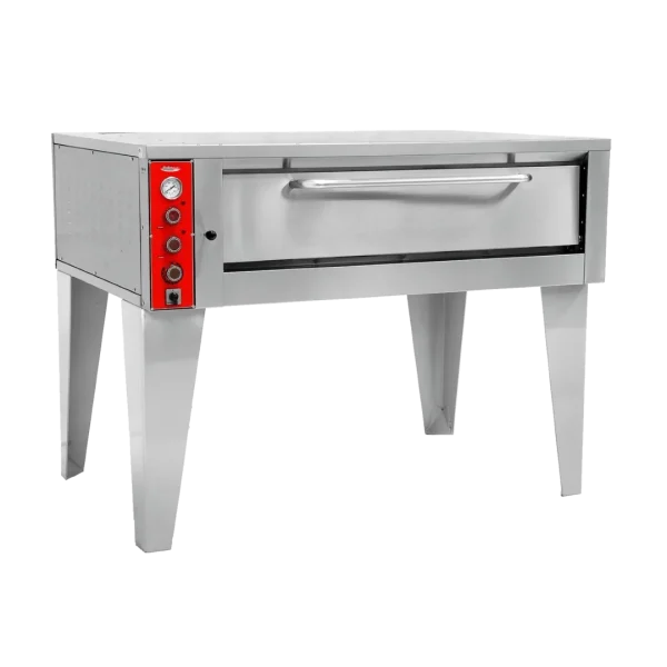 BakeMax BMBPEB125 64” Wide Commercial Electric Stone Hearth Deck Pizza Oven