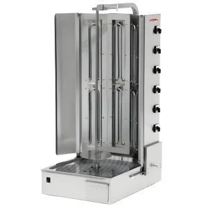 BakeMax BMDN1713R Heavy Duty Commercial Electric 6-Burner Shawarma Machine