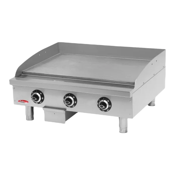 BakeMax BMPLS7IE020 Heavy Duty Countertop 24” Electric Thermostatic Flat Top Griddle