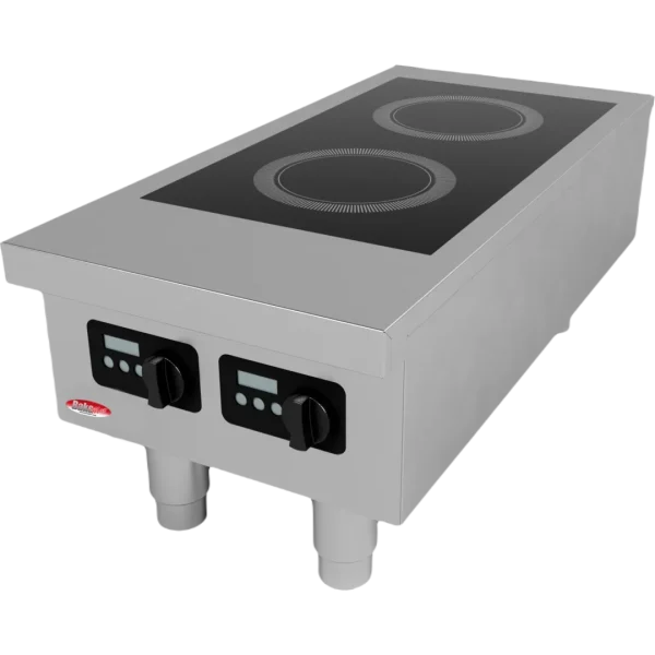 BakeMax BMPLS7IND010 Countertop 2 Burner Induction Cooker