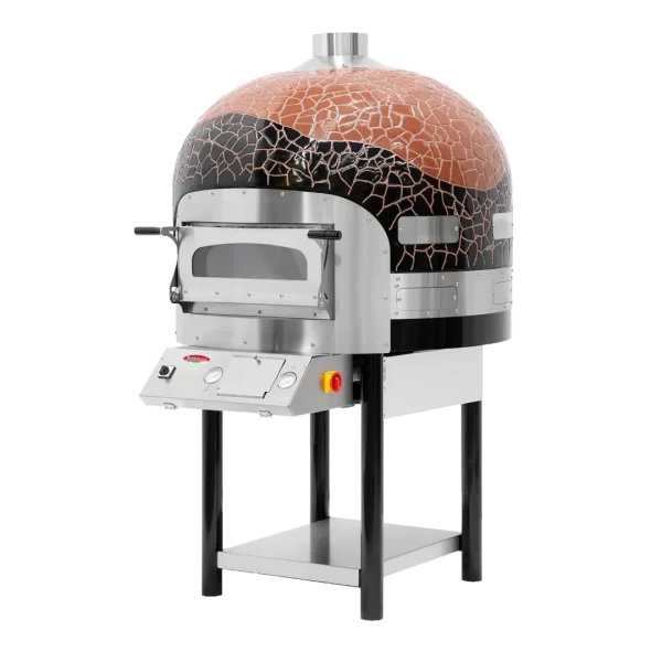 BakeMax BMSPO01 Commercial Floor Model Electric Rotating Pizza Oven