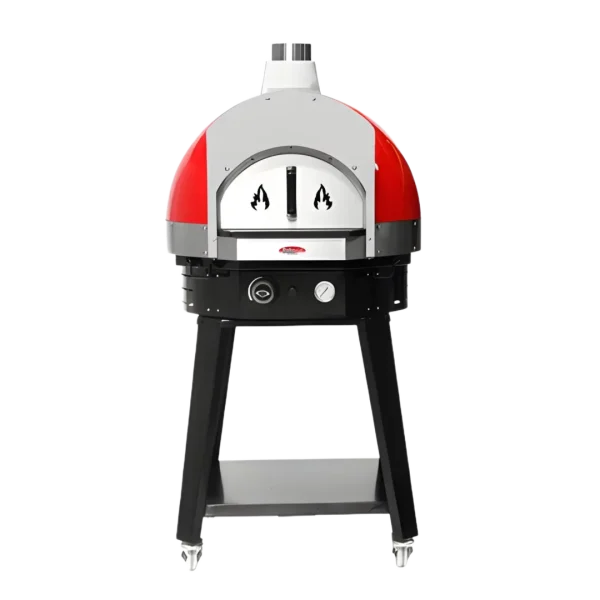 BakeMax BMSPOH70B Mini Dome Gas Stone Pizza Oven