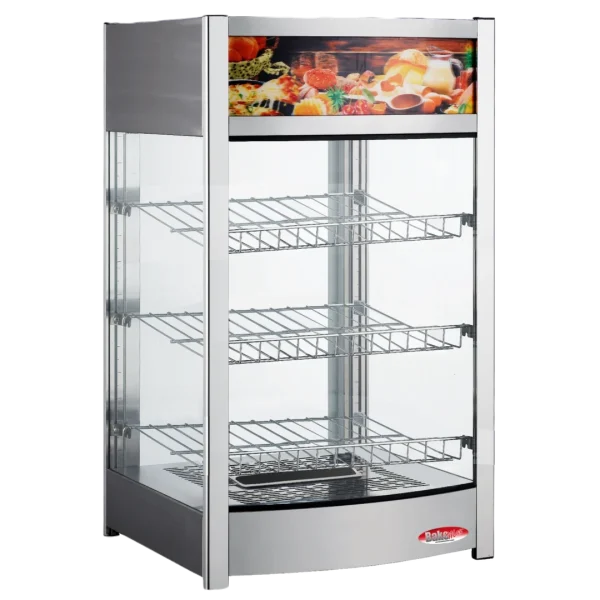BakeMax Titan Series BMCBF18 18 Inch Wide Countertop Full-Service Heated Display Case