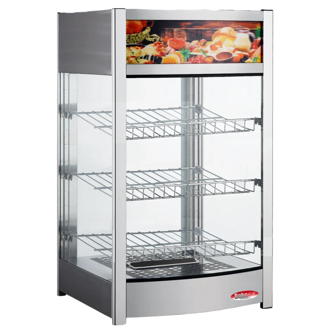 BakeMax Titan Series BMCBF18 18 Inch Wide Countertop Full-Service Heated Display Case BakeMax Titan Series BMCBF18 18 Inch Wide Countertop Full-Service Heated Display Case