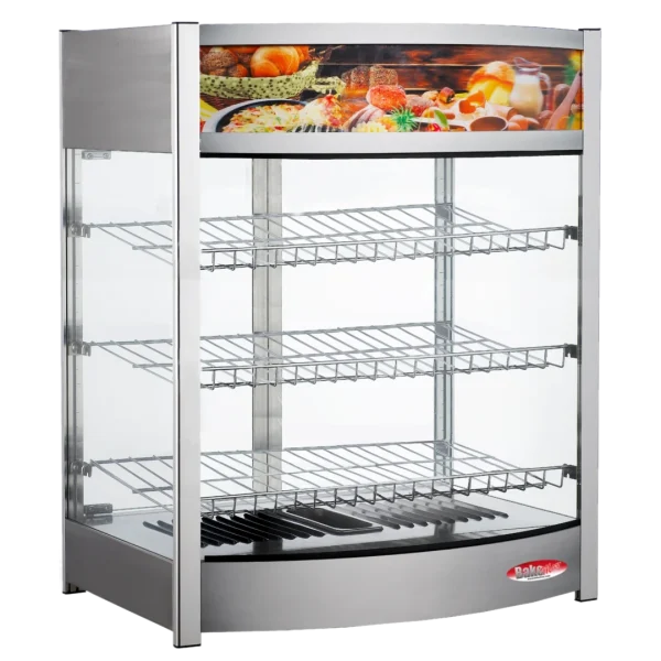 BakeMax Titan Series BMCBF25 25 Inch Wide Countertop Full-Service Heated Display Case