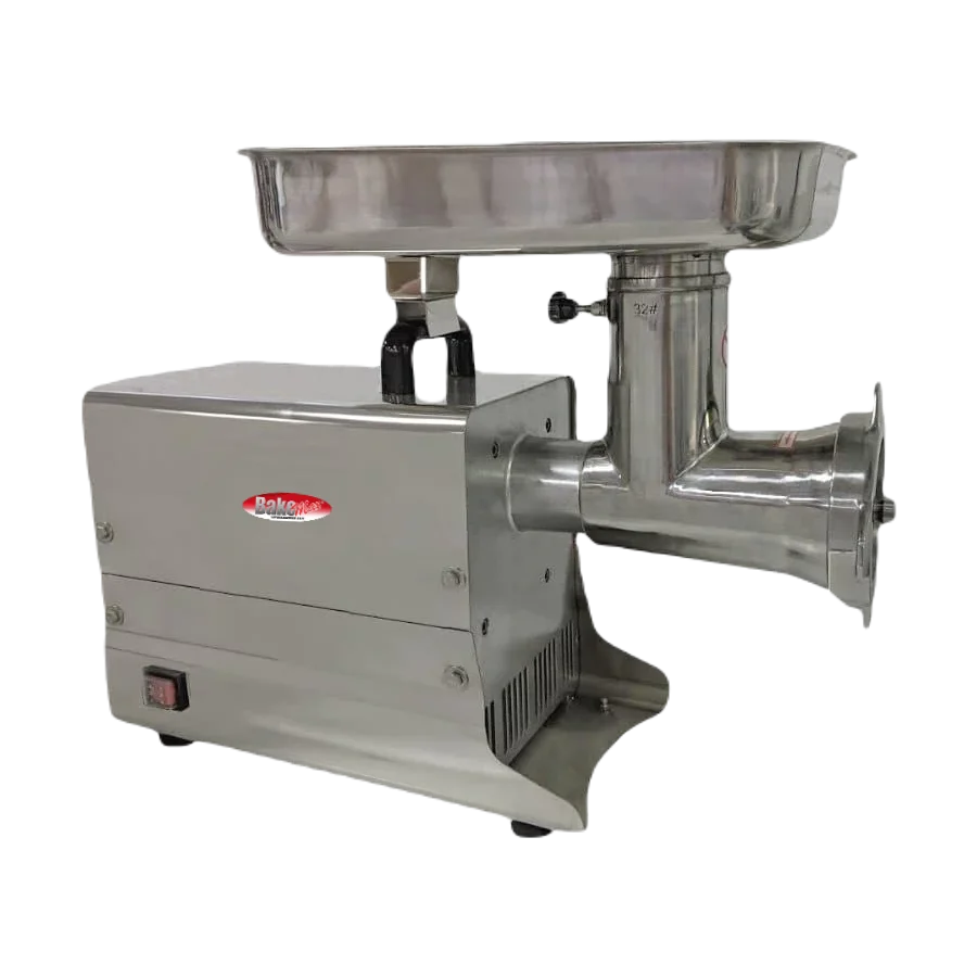BakeMax BMMG005 Titan Series Electric Countertop 2HP Meat Grinder 1100lbs. Per Hour BakeMax BMMG005 Titan Series Electric Countertop 2HP Meat Grinder 1100lbs. Per Hour