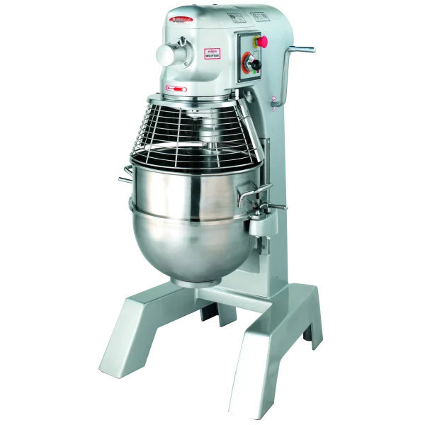 BakeMax BMPM040 Commercial Floor Model Heavy Duty Electric 40-Quart 3-Speed Gear Driven Planetary Mixer