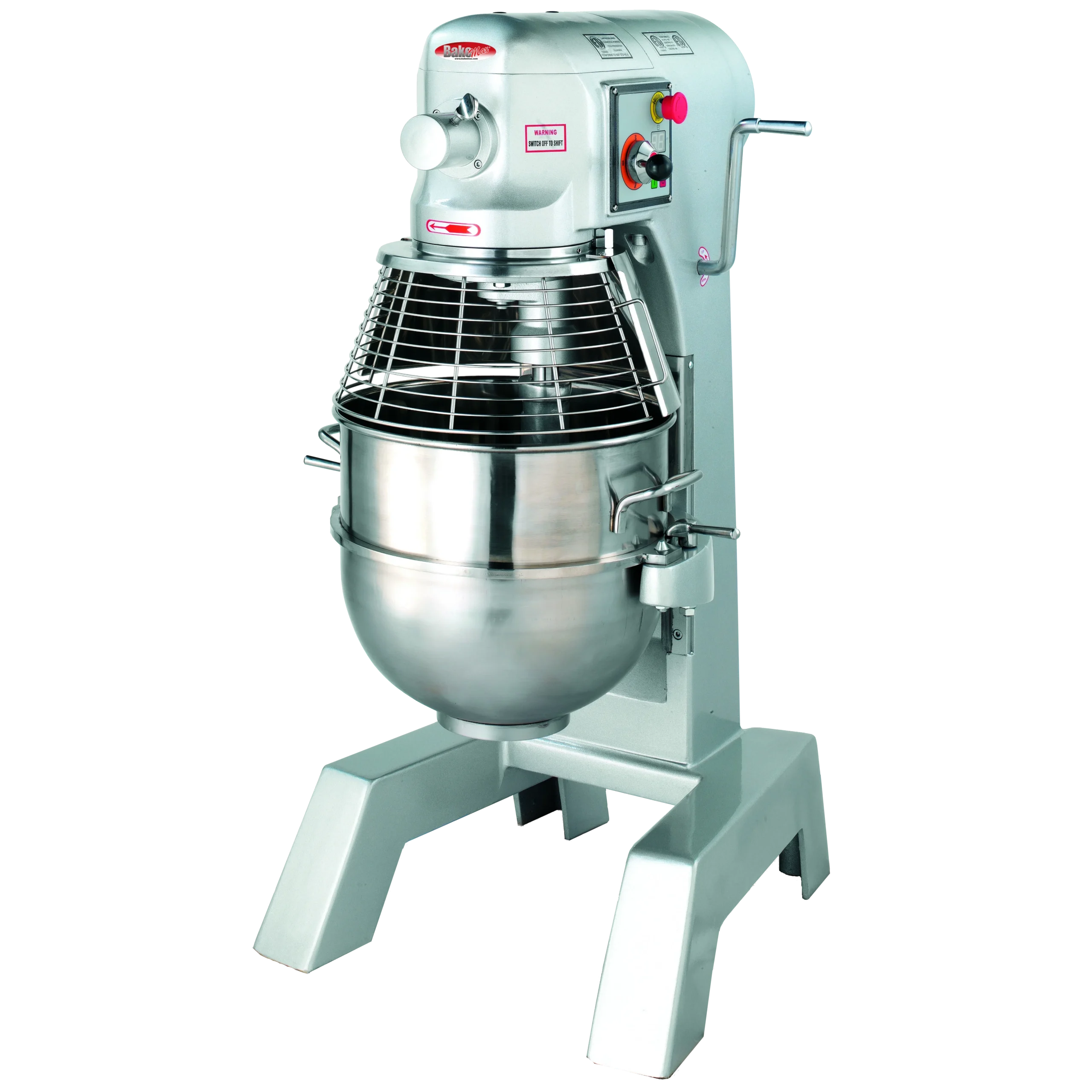 BakeMax BMPM040 Commercial Floor Model Heavy Duty Electric 40-Quart 3-Speed Gear Driven Planetary Mixer BakeMax BMPM040 Commercial Floor Model Heavy Duty Electric 40-Quart 3-Speed Gear Driven Planetary Mixer