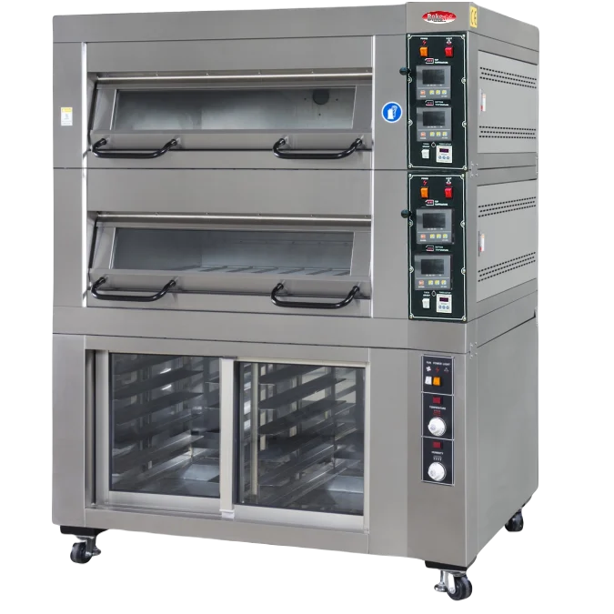 BakeMax BMSD002 Two Deck One Pan Wide Floor Model Electric Artisan Stone Deck Oven BakeMax BMSD002 Two Deck One Pan Wide Floor Model Electric Artisan Stone Deck Oven
