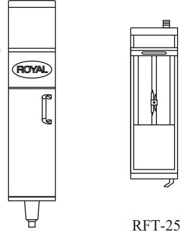 Royal - 25 lb Stainless Steel Single Basket Deep Fat Fryer - RFT-25 Royal - 25 lb Stainless Steel Single Basket Deep Fat Fryer - RFT-25