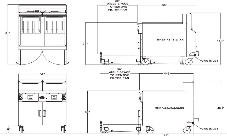 Royal - 45 Lb (31") Digital Thermostat High Efficiency Fryer with Built In Filter System and Two Product Solid State Control with Temperature Readout - RHEF-45-1-DM2 Royal - 45 Lb (31") Digital Thermostat High Efficiency Fryer with Built In Filter System and Two Product Solid State Control with Temperature Readout - RHEF-45-1-DM2