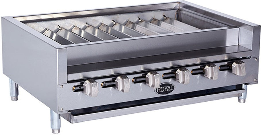 Royal - 31" Stainless Steel Kabob Turbo Broiler With 18" Skewers - RKTB-30 Royal - 31" Stainless Steel Kabob Turbo Broiler With 18" Skewers - RKTB-30