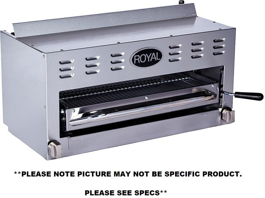 Royal - 24" Stainless Steel Salamander Broiler - RSB-24 Royal - 24" Stainless Steel Salamander Broiler - RSB-24