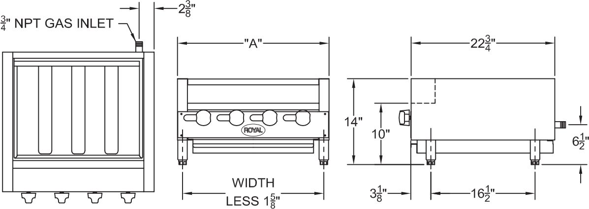 Royal - 48" Stainless Steel Snack Kabob Turbo Broiler With 15” Skewers - RSKTB-48 Royal - 48" Stainless Steel Snack Kabob Turbo Broiler With 15” Skewers - RSKTB-48