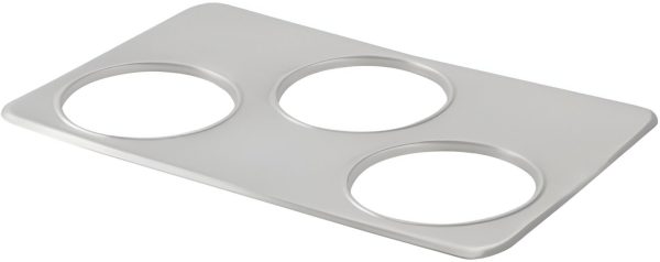 Nemco - Three Hole Adapter Plate for 7 QT Insets - 68591 (ETA 4-6 Weeks)