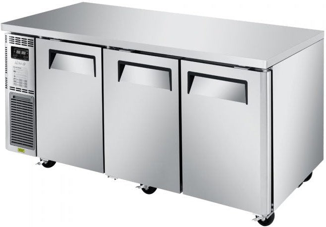 Turbo Air - 72" Dual Temperature Undercounter Refrigerator / Freezer with 3 Solid Doors - JURF-72-N (ETA 5-6 Weeks) Turbo Air - 72" Dual Temperature Undercounter Refrigerator / Freezer with 3 Solid Doors - JURF-72-N (ETA 5-6 Weeks)