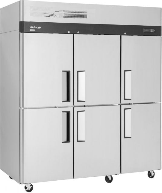 Turbo Air - M3 Series 78" Solid Door Stainless Steel Reach-In Refrigerator with 6 Solid Half-Doors - M3R72-6-N (ETA 5-6 Weeks) Turbo Air - M3 Series 78" Solid Door Stainless Steel Reach-In Refrigerator with 6 Solid Half-Doors - M3R72-6-N (ETA 5-6 Weeks)