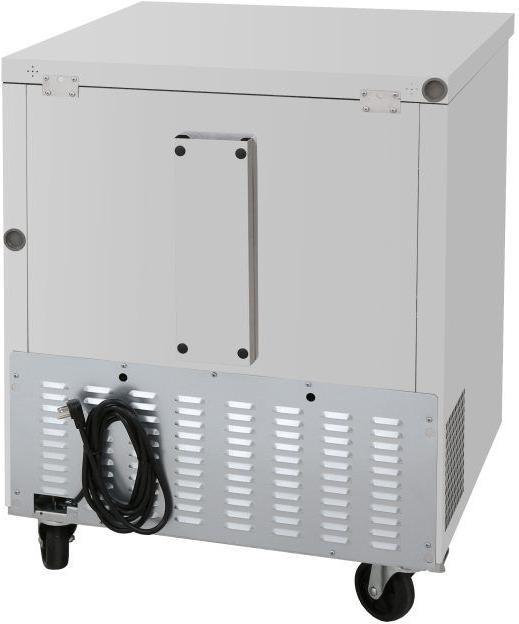 Turbo Air - PRO Series 27.5" Silver One Swing Solid Door Undercounter Freezer with One Shelves - PUR-28-N (ETA 5-6 Weeks) Turbo Air - PRO Series 27.5" Silver One Swing Solid Door Undercounter Freezer with One Shelves - PUR-28-N (ETA 5-6 Weeks)