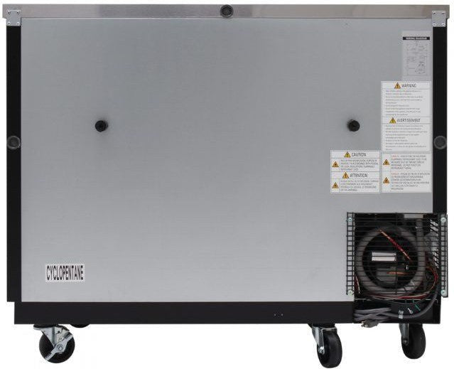 Turbo Air - 49" Narrow Back Bar Cooler with 2 Glass Doors - TBB-24-48SGD-N (ETA 5-6 Weeks) Turbo Air - 49" Narrow Back Bar Cooler with 2 Glass Doors - TBB-24-48SGD-N (ETA 5-6 Weeks)