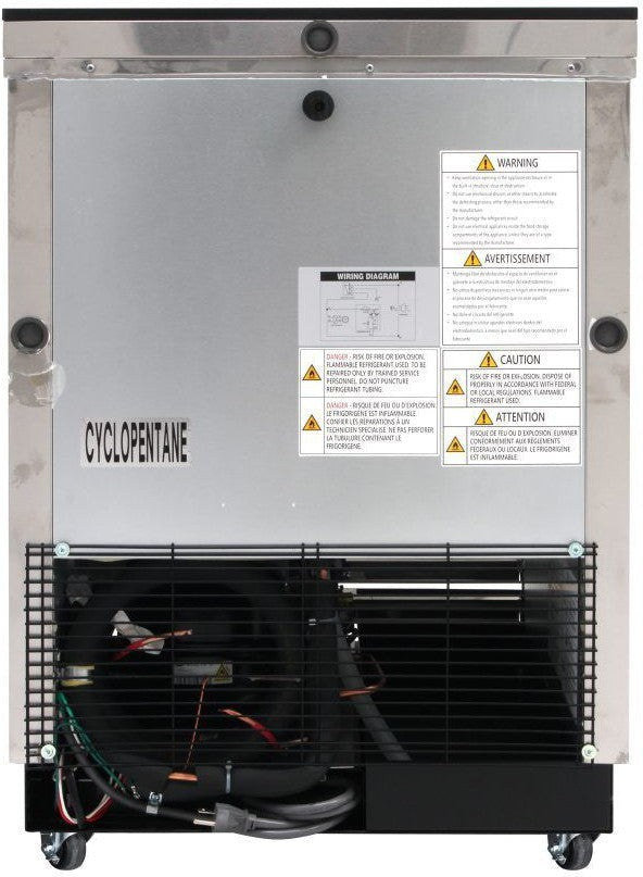 Turbo Air - 24.7" Super Deluxe Glass Chiller & Froster with 1 Stainless Steel Lid - TBC-24SD-GF-N6 (ETA 5-6 Weeks) Turbo Air - 24.7" Super Deluxe Glass Chiller & Froster with 1 Stainless Steel Lid - TBC-24SD-GF-N6 (ETA 5-6 Weeks)