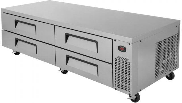 Turbo Air - Super Deluxe 83.6" Chef Base Refrigerator with 4 Drawers and Optional Extended Top - TCBE-82SDR-N (ETA 5-6 Weeks) Turbo Air - Super Deluxe 83.6" Chef Base Refrigerator with 4 Drawers and Optional Extended Top - TCBE-82SDR-N (ETA 5-6 Weeks)