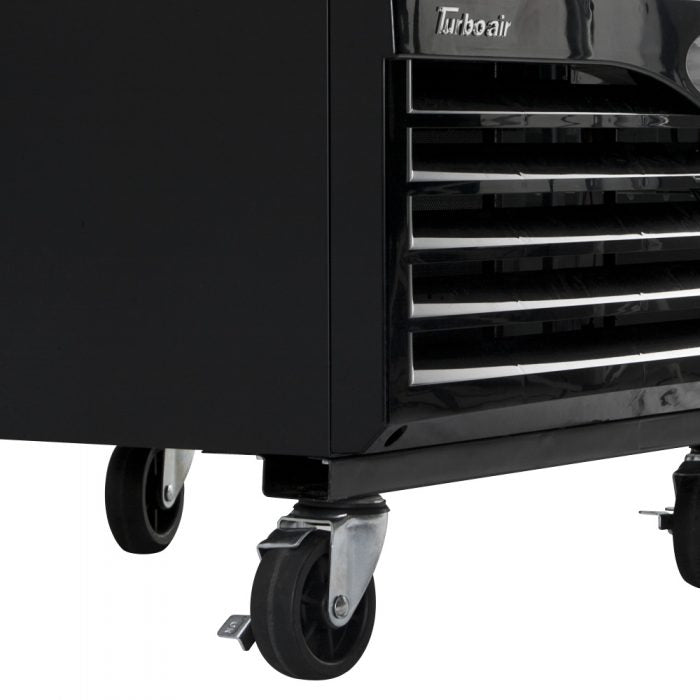 Turbo Air - 27" Black Swing Door Freezer with LED Side Panel - TGF-23F(B)-N (ETA 5-6 Weeks) Turbo Air - 27" Black Swing Door Freezer with LED Side Panel - TGF-23F(B)-N (ETA 5-6 Weeks)