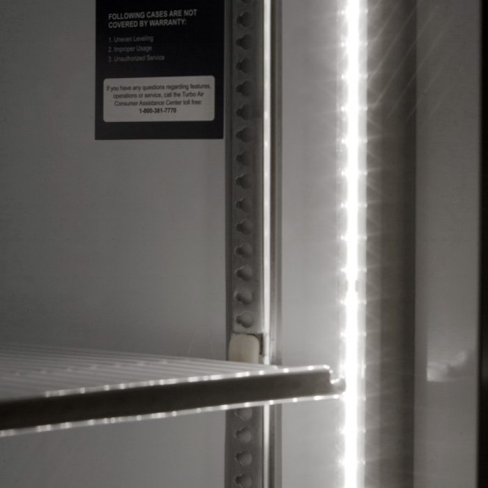 Turbo Air - 27" Black Swing Door Freezer with LED Side Panel - TGF-23F(B)-N (ETA 5-6 Weeks) Turbo Air - 27" Black Swing Door Freezer with LED Side Panel - TGF-23F(B)-N (ETA 5-6 Weeks)