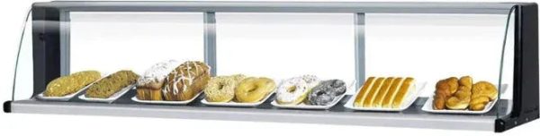 Turbo Air - 63.25" Black Stainless Steel Low Profile Top Dry Display Case - TOMD-60LB (ETA 5-6 Weeks)