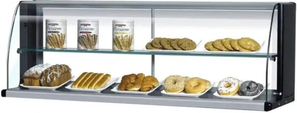 Turbo Air - 75.4" Black Stainless Steel High Profile Top Dry Display Case - TOMD-75HB (ETA 5-6 Weeks)