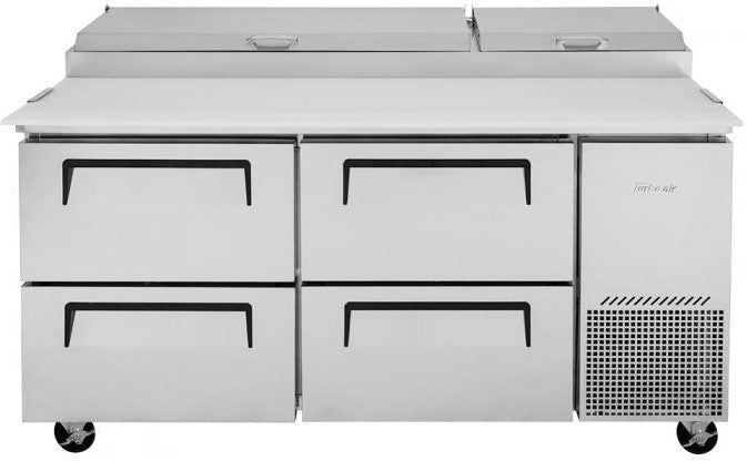 Turbo Air - 67" Pizza Prep Table with 4 Drawers - TPR-67SD-D4-N (ETA 5-6 Weeks) Turbo Air - 67" Pizza Prep Table with 4 Drawers - TPR-67SD-D4-N (ETA 5-6 Weeks)