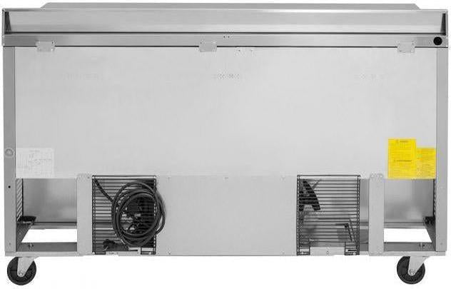 Turbo Air - Super Deluxe 60.25" Silver Two-Section Worktop Refrigerator-Drawer With 1 Door and 2 Drawers with Recessed Handles - TWR-60SD-D2-N (ETA 5-6 Weeks) Turbo Air - Super Deluxe 60.25" Silver Two-Section Worktop Refrigerator-Drawer With 1 Door and 2 Drawers with Recessed Handles - TWR-60SD-D2-N (ETA 5-6 Weeks)
