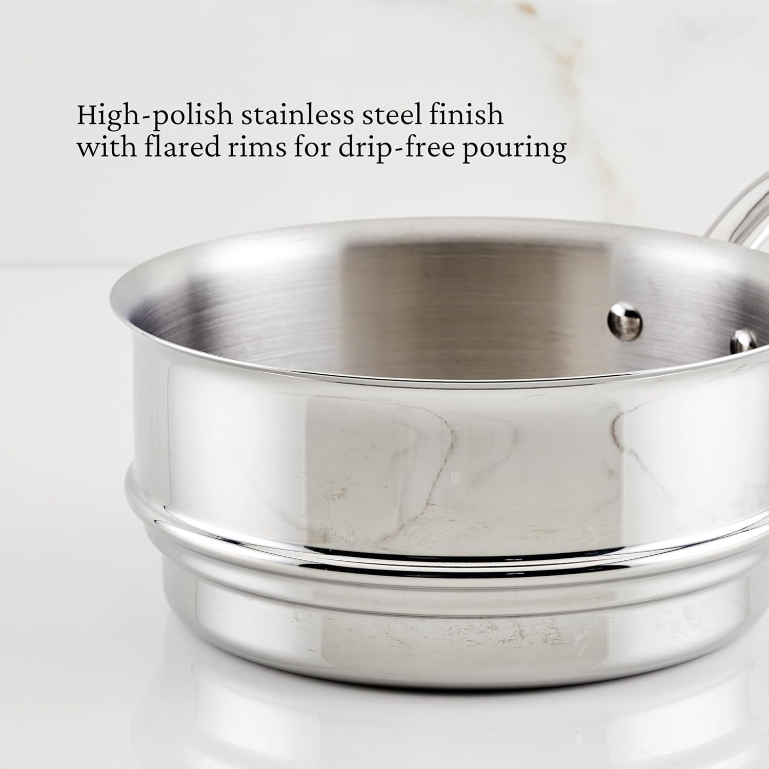 Hestan - Provisions 3 Qt Silver Stainless Steel Steamer insert - 71047 Hestan - Provisions 3 Qt Silver Stainless Steel Steamer insert - 71047