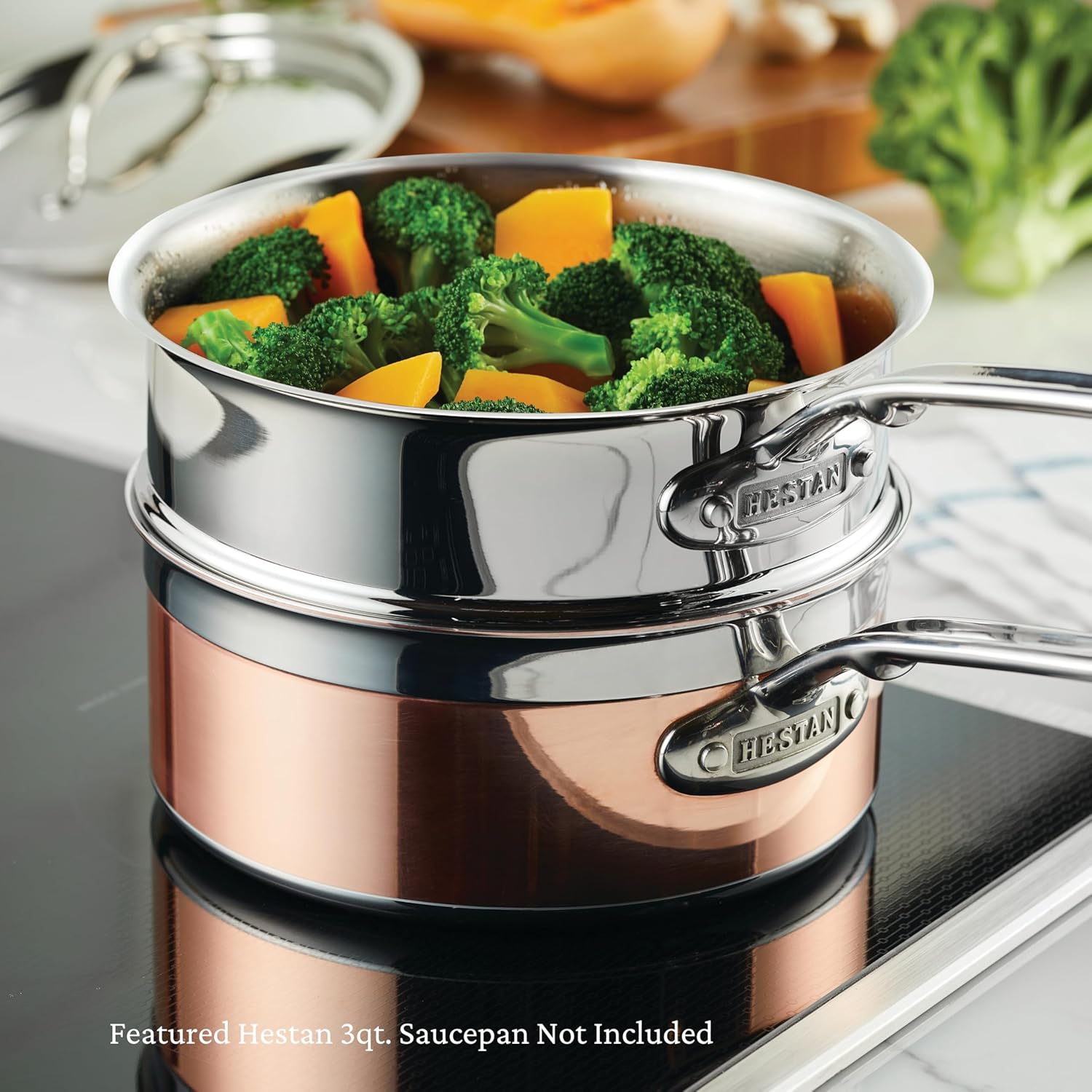 Hestan - Provisions 3 Qt Silver Stainless Steel Steamer insert - 71047 Hestan - Provisions 3 Qt Silver Stainless Steel Steamer insert - 71047